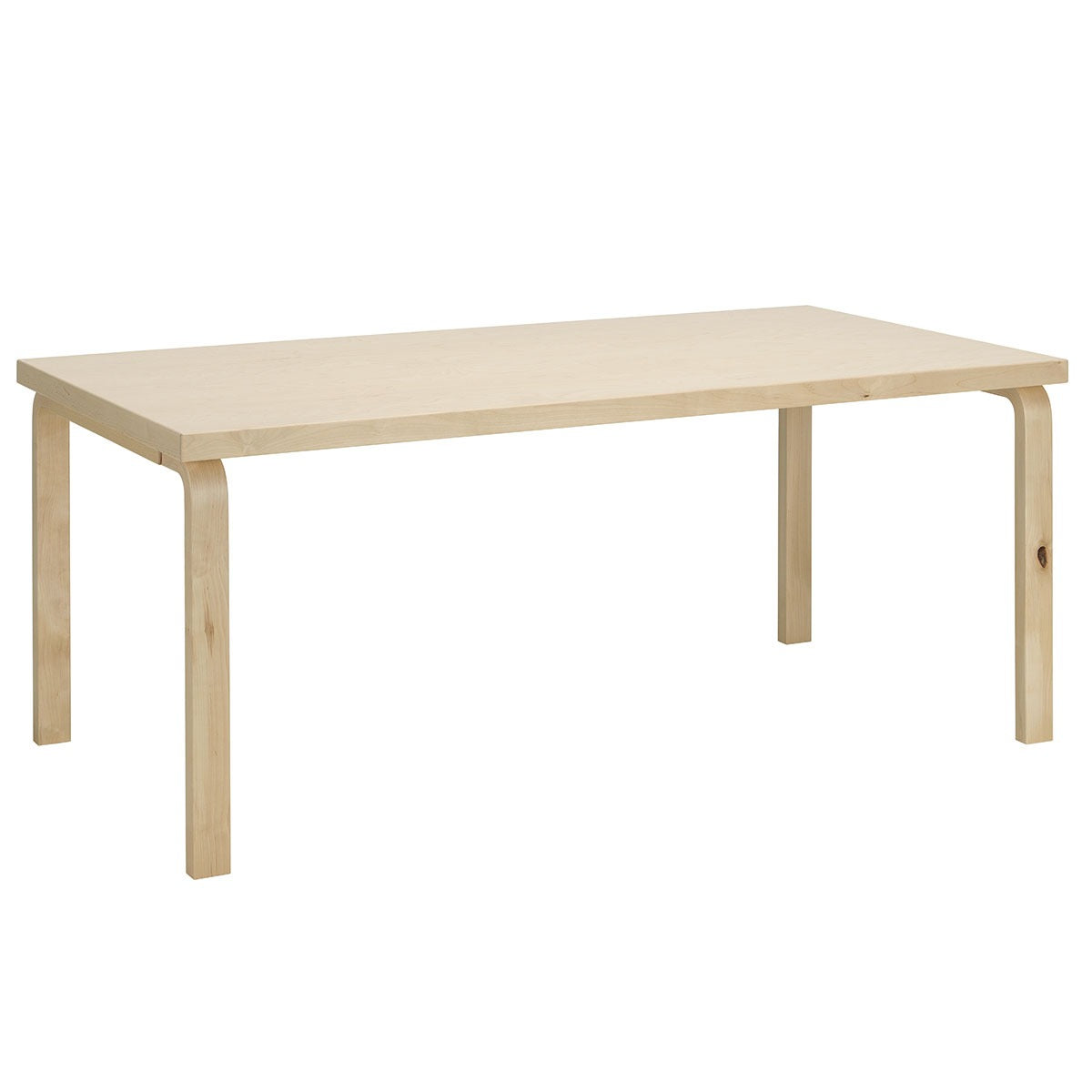 83 Aalto Table Rectangular | Wild Birch Veneer Top