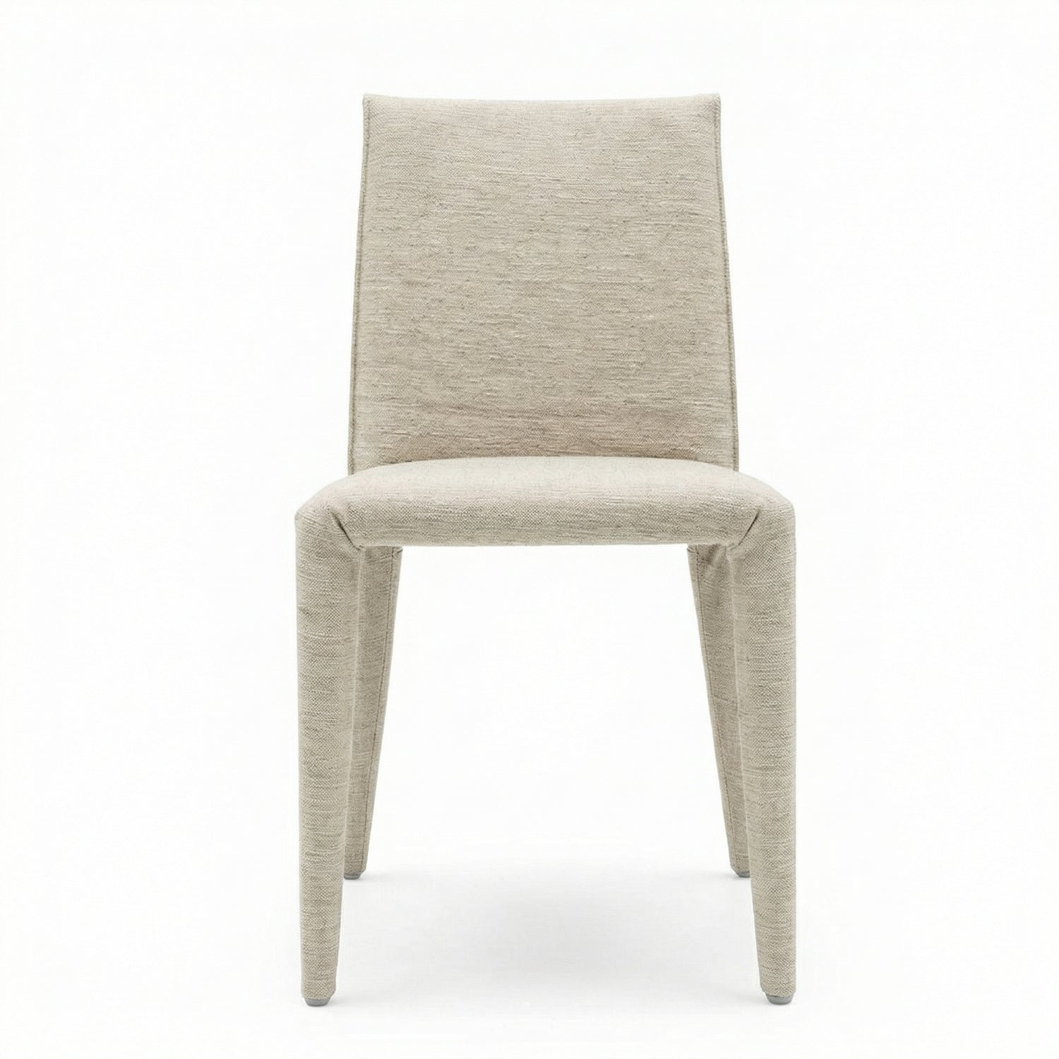 Vol Au Vent Dining Chair | Ecru Bormio Fabric Upholstery - Generated