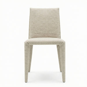 Vol Au Vent Dining Chair | Ecru Bormio Fabric Upholstery - Generated