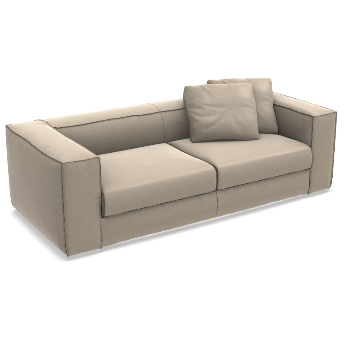 Neowall Sofa Bed 231cm | Ice Grey 22 Tosca Upholstery
