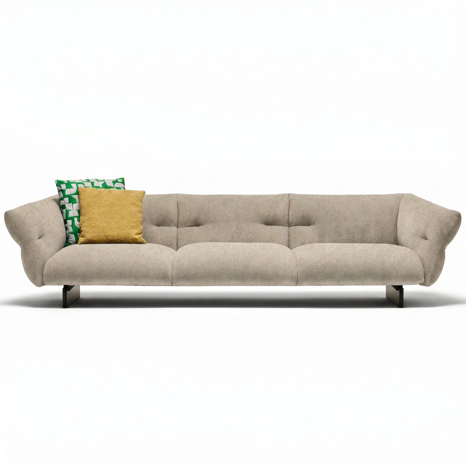 Moncloud Linear Sofa 315cm | Lincoln 13L571 Ash - Generated