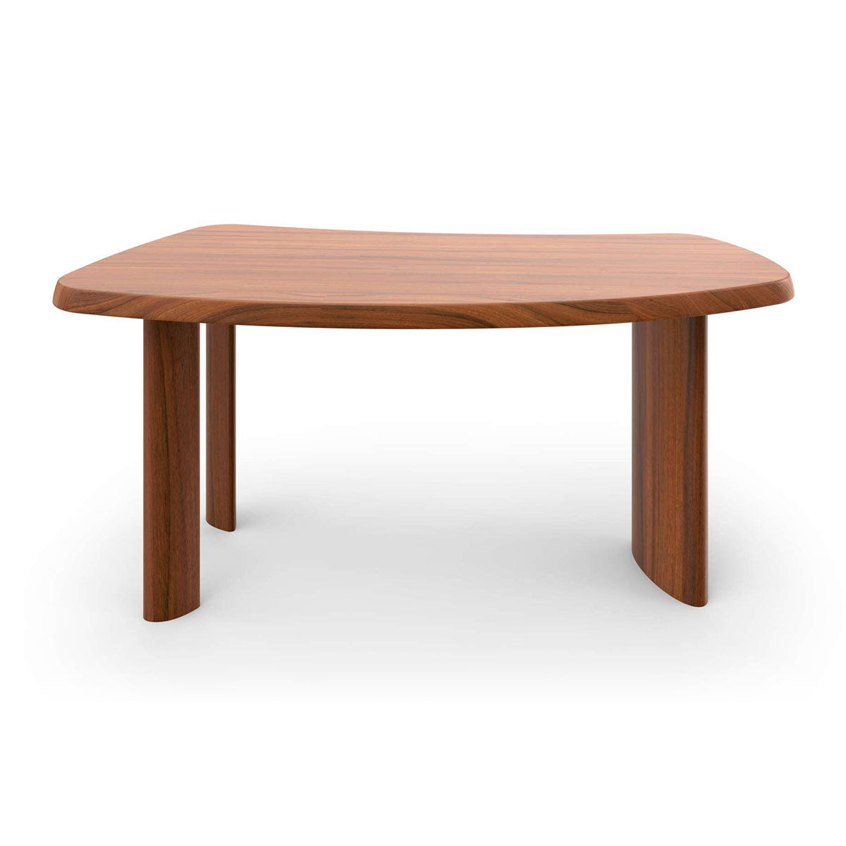 Petit Bureau en Forme Libre | American Walnut