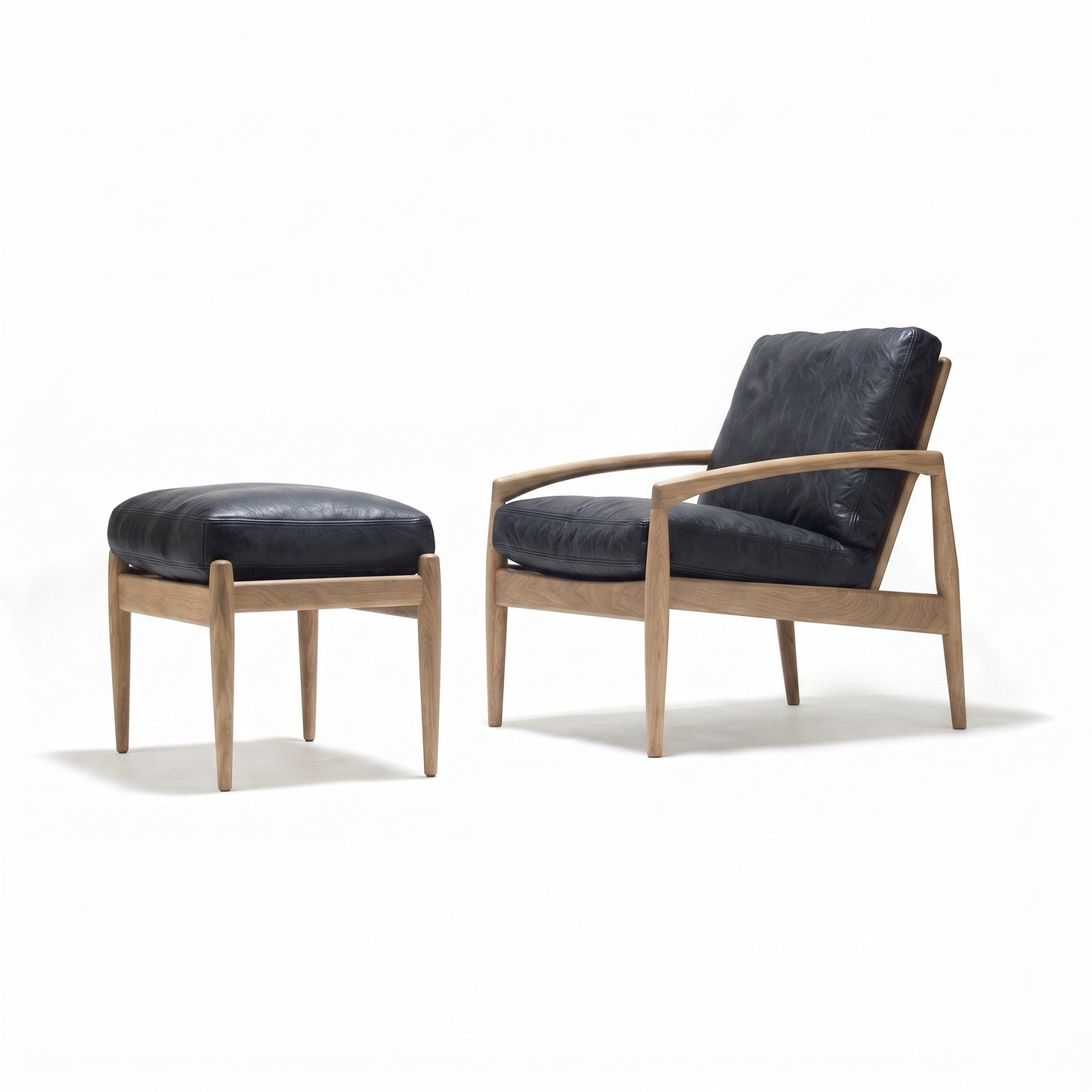 Paperknife Lounge Set | Black Aniline Leather L2YA - Generated