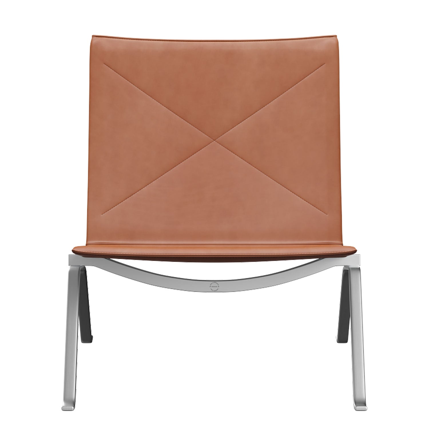 PK22 Easy Chair | Walnut Grace Leather Upholstery