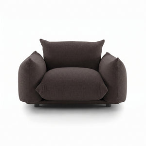 Marenco 2018 Sofa 1 Seat | Brown Mistral 07 Velvet - Generated