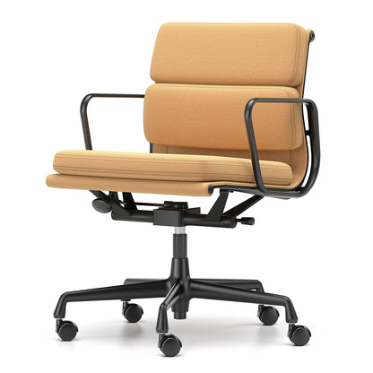 Soft Pad EA 217 Chair | Track 04 Cognac Mustard Fabric