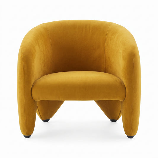 Yuzu Armchair | Yellow Derby 27 Fabric - Generated