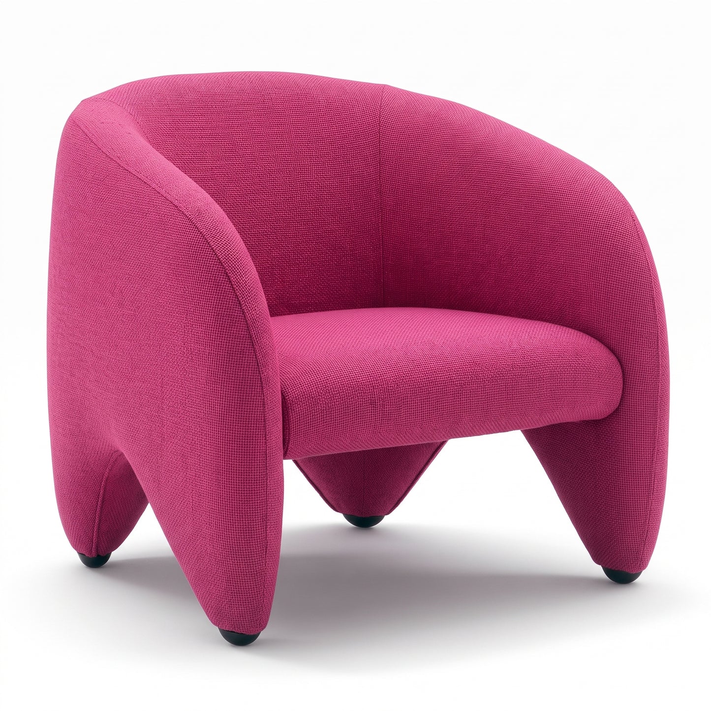 Yuzu Armchair | Magenta Etoile 147 Fabric - Generated