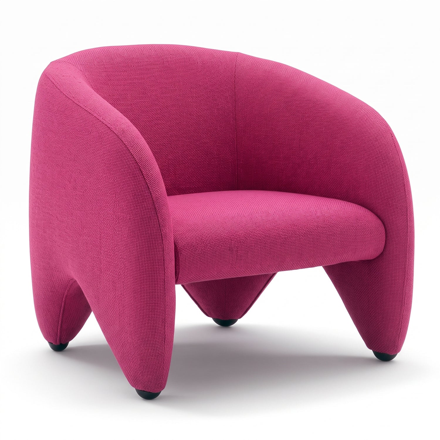 Yuzu Armchair | Magenta Etoile 147 Fabric - Generated