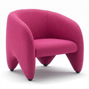 Yuzu Armchair | Magenta Etoile 147 Fabric - Generated