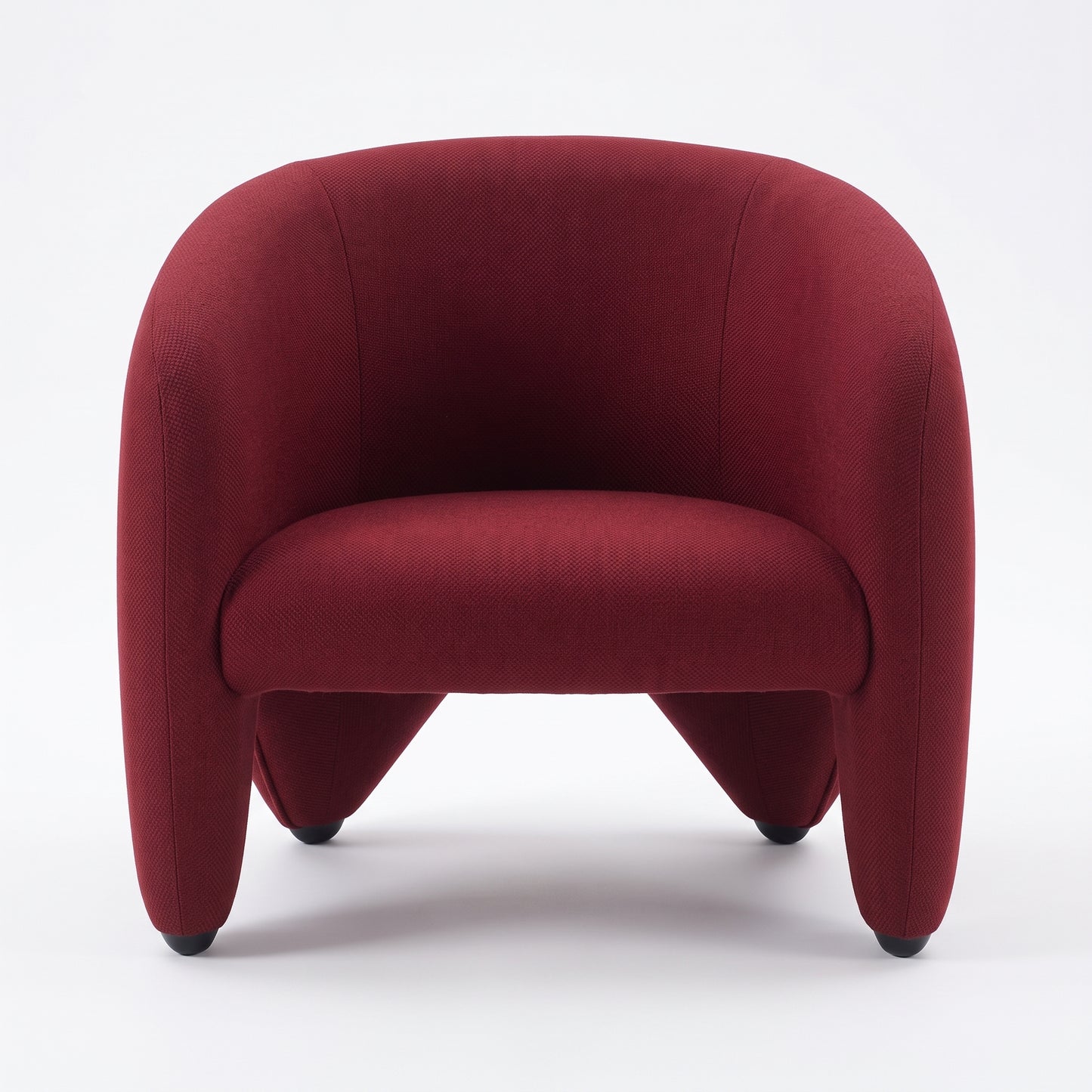 Yuzu Armchair | Deep Red Lama 804 Fabric - Generated