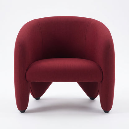 Yuzu Armchair | Deep Red Lama 804 Fabric - Generated