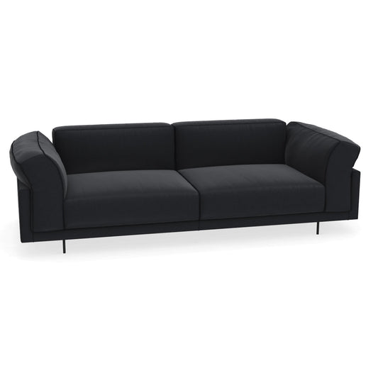 Echoo Sofa 222cm | Blue Black 05 Tosca Upholstery