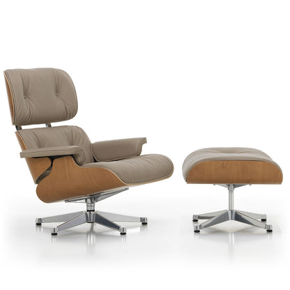 Eames Lounge Chair & Ottoman | Dk Anthracite Calma Velvet Santos Palisander Shell