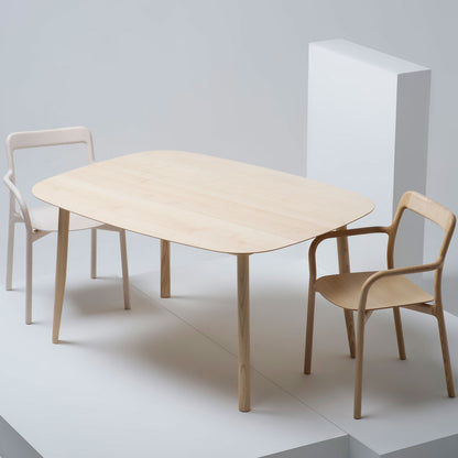 Branca Table | Matt White Lacquered Top