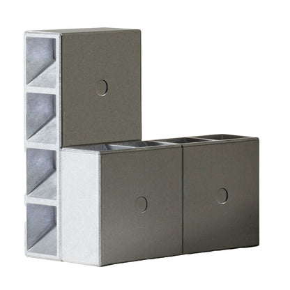 Tsai Table Light | Tumbled Aluminium