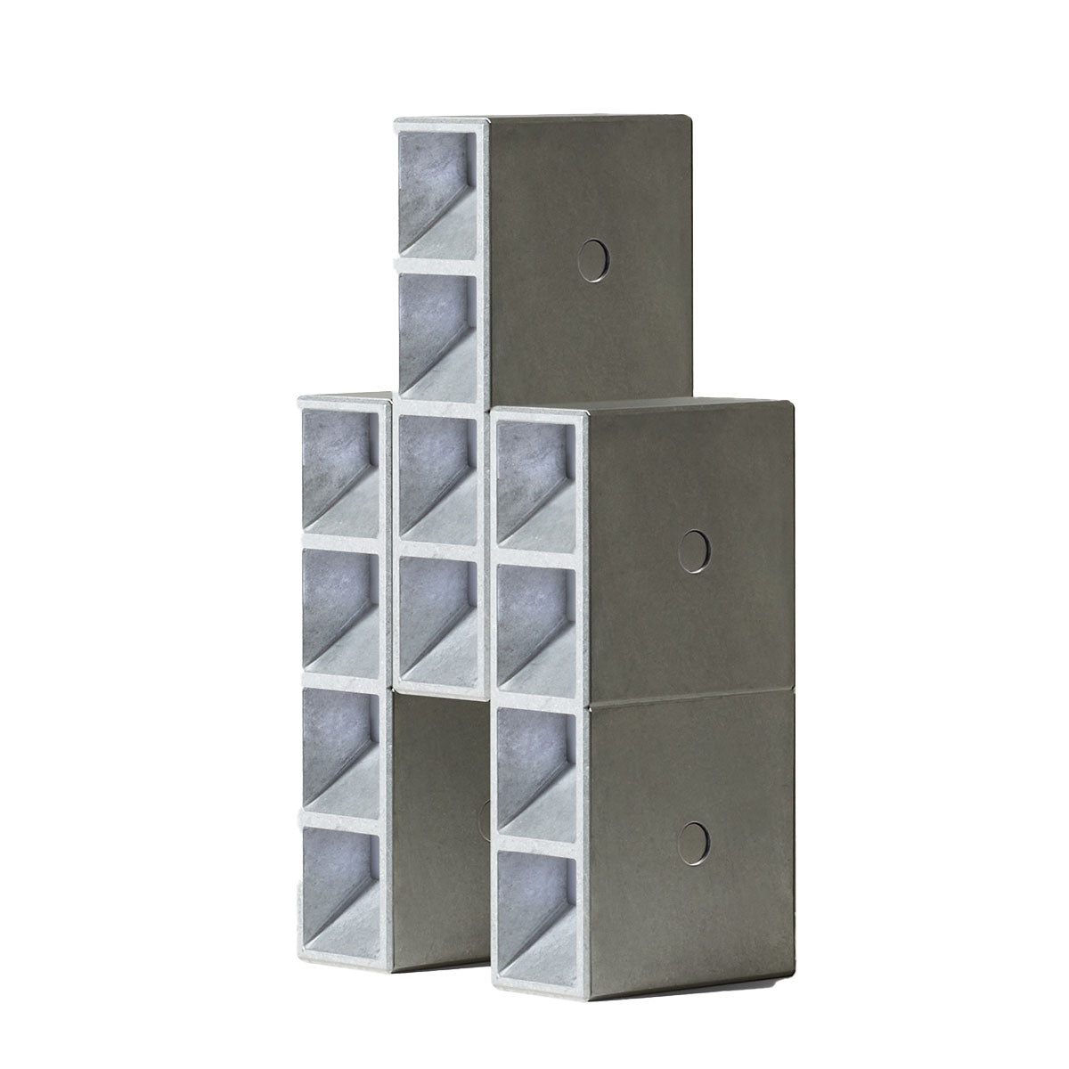 Tsai Table Light | Tumbled Aluminium