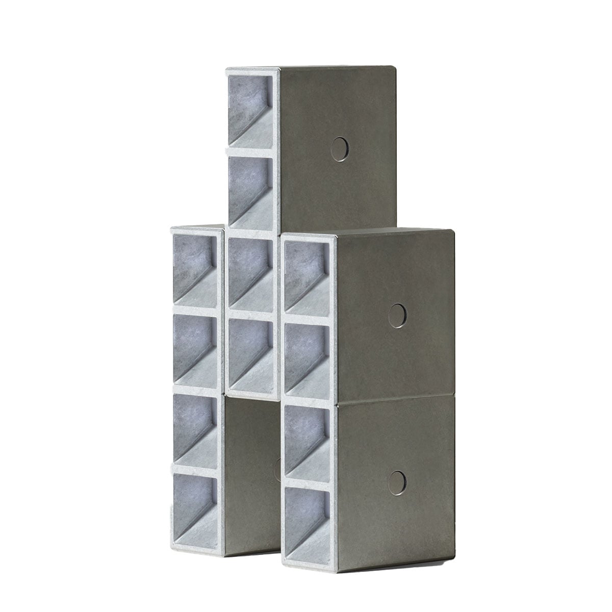 Tsai Table Light | Tumbled Aluminium