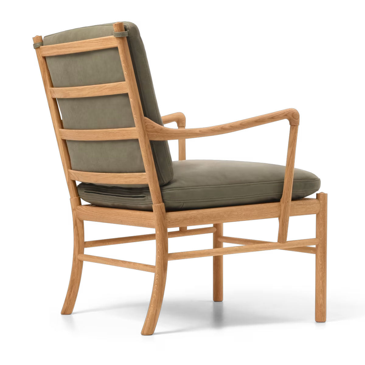 OW149 Colonial Chair | Jade Terra Leather