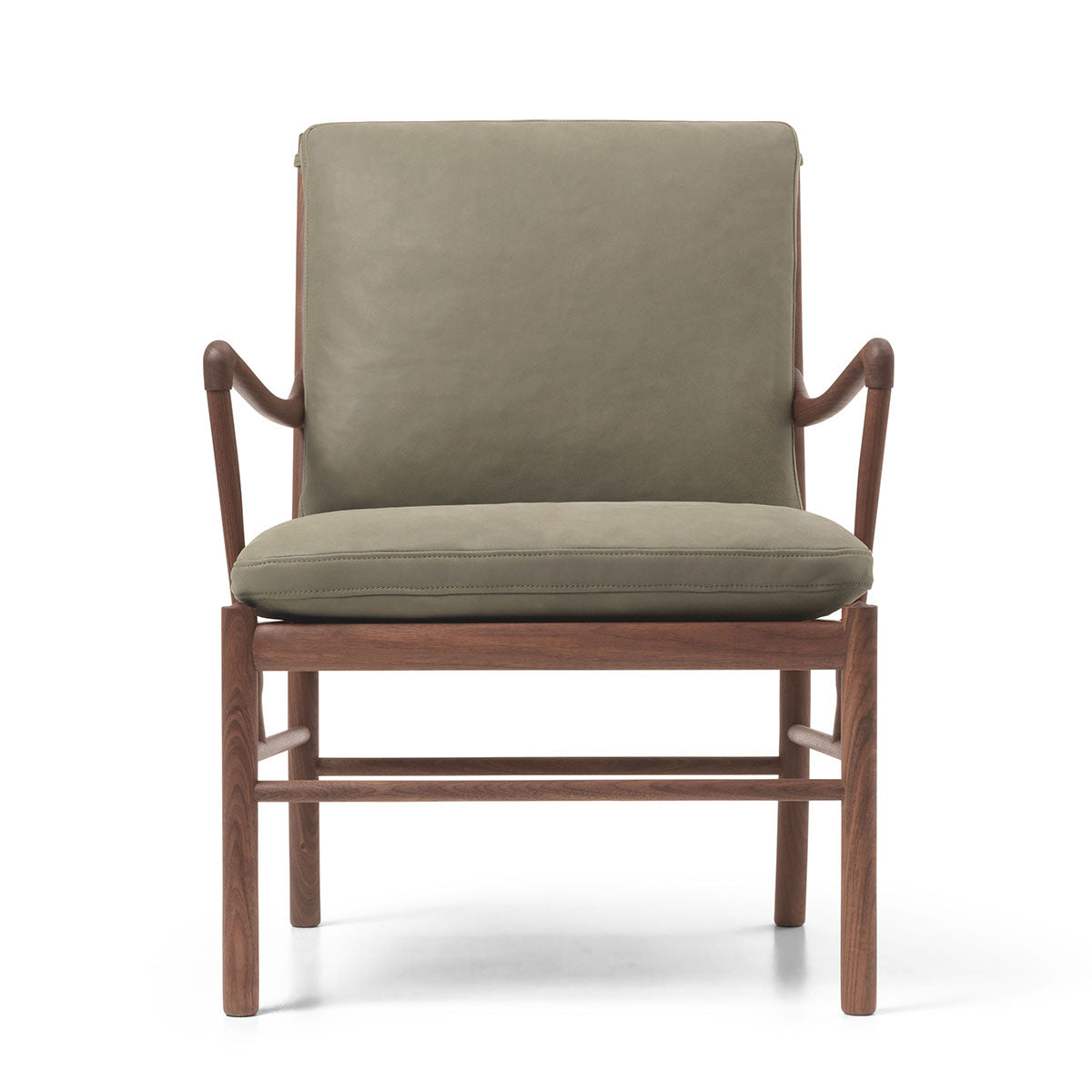 OW149 Colonial Chair | Silver Green 858 Re-Wool Fabric