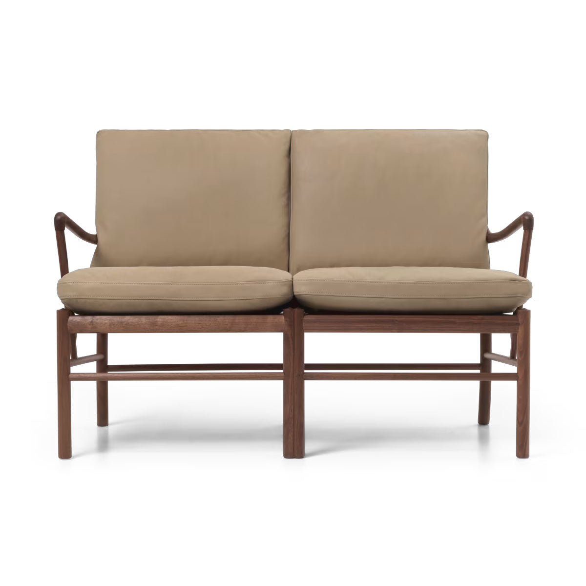 OW149-2 Colonial Sofa | Marble Terra Leather