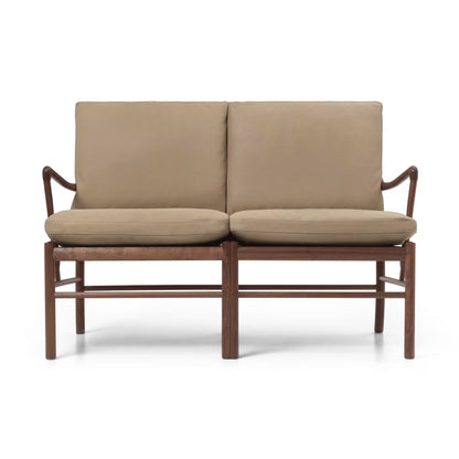 OW149-2 Colonial Sofa | Marble Terra Leather