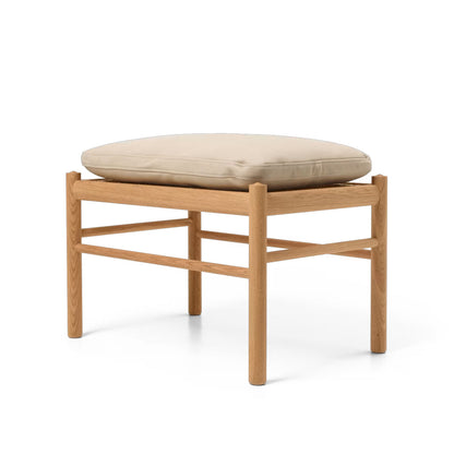 OW149F Colonial Footstool | Lime Terra Leather