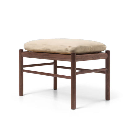 OW149F Colonial Footstool | Lime Terra Leather