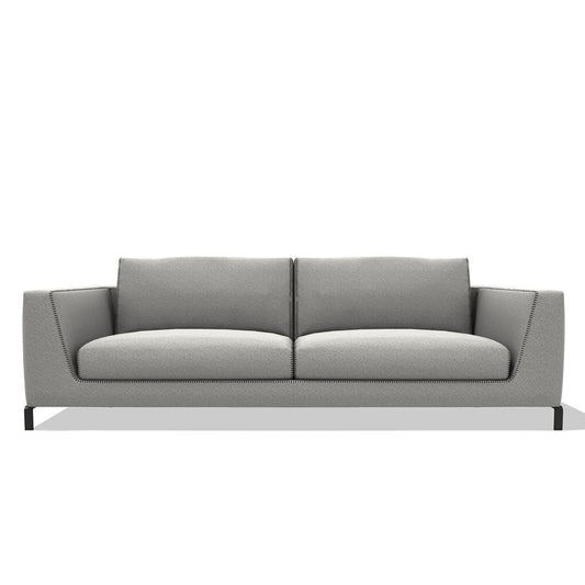 Ray Sofa 235cm | White Alice Fabric