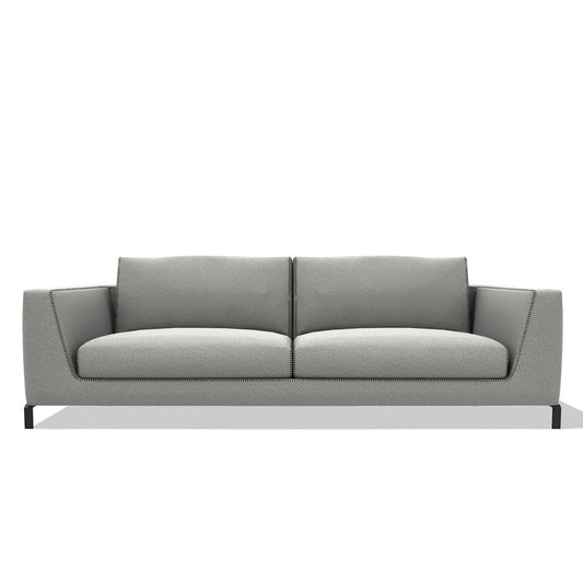 Ray Sofa 235cm | White Alice Fabric