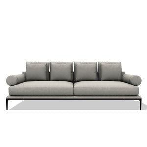 Atoll Sofa 254cm | Cream Alice FR Fabric