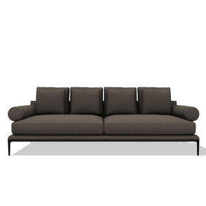 Atoll Sofa 254cm | Dove Grey Alice FR Fabric