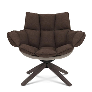 Husk Swivel Lounge Chair | Beaver Alice FR Fabric