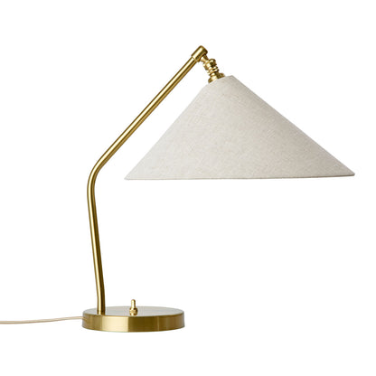 Grasshopper Table Lamp | Natural Coloured Canvas Shade