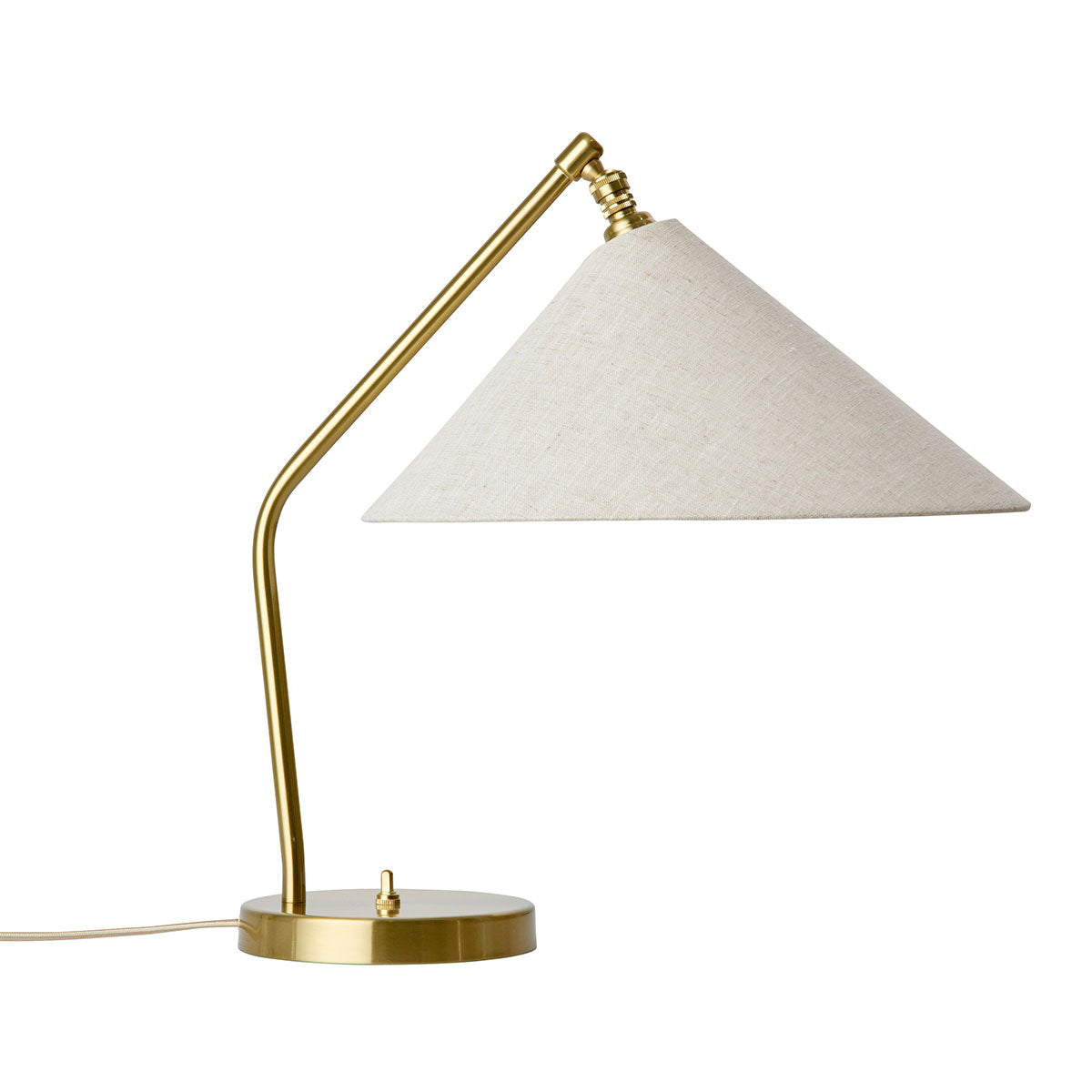 Grasshopper Table Lamp | Oyster White Semi Matt Shade