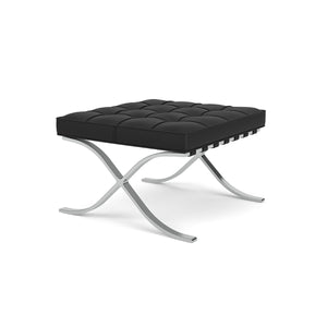 Barcelona Stool Relax | Black 01 Venezia Leather