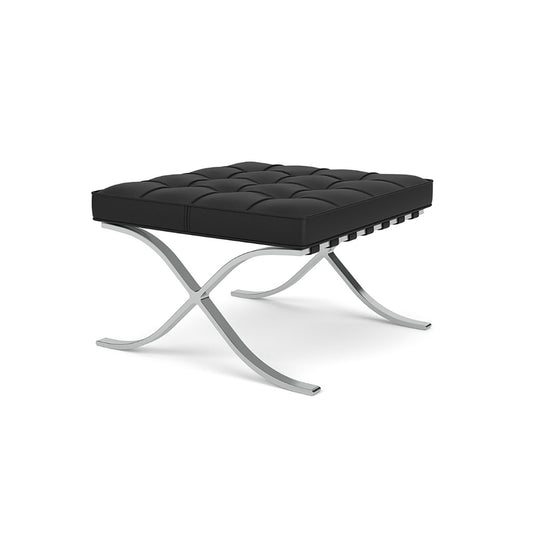 Barcelona Stool Relax | Black 01 Venezia Leather