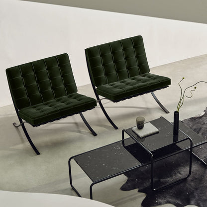 Barcelona Chair Relax | Dark Green Iseo Velvet