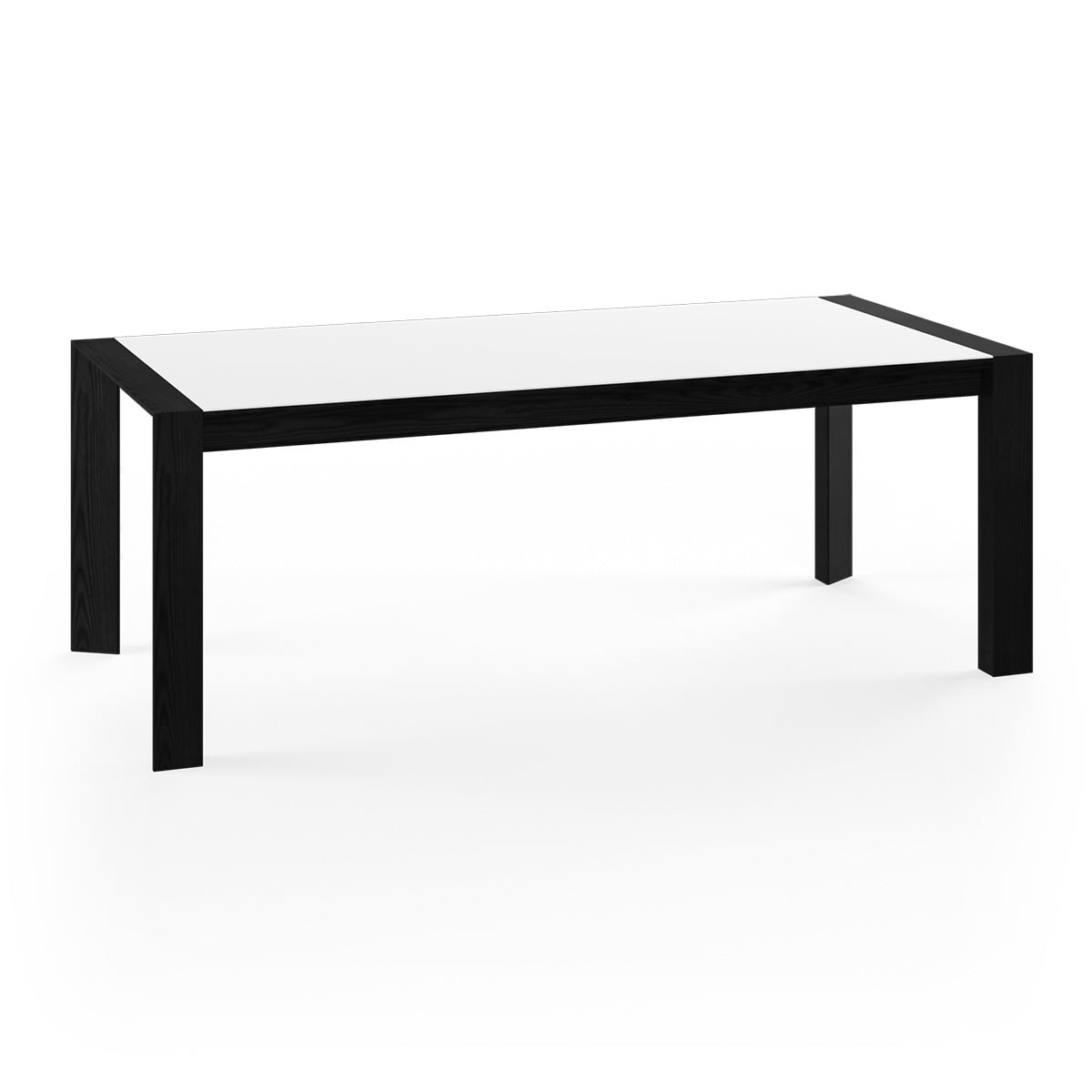 GM7700 Corian Table | Black Stained Oak