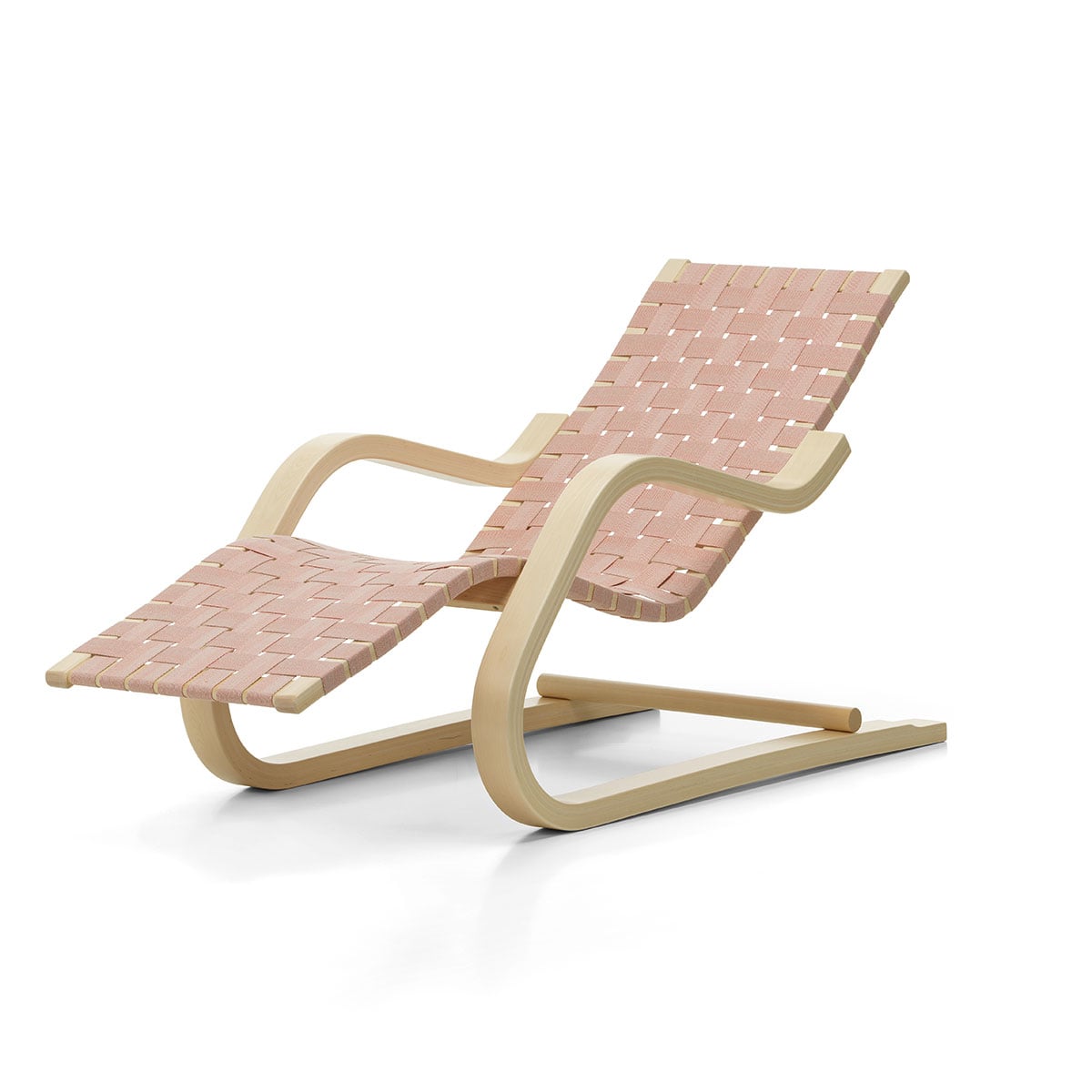 43 Lounge Chair | Natural Red Webbing