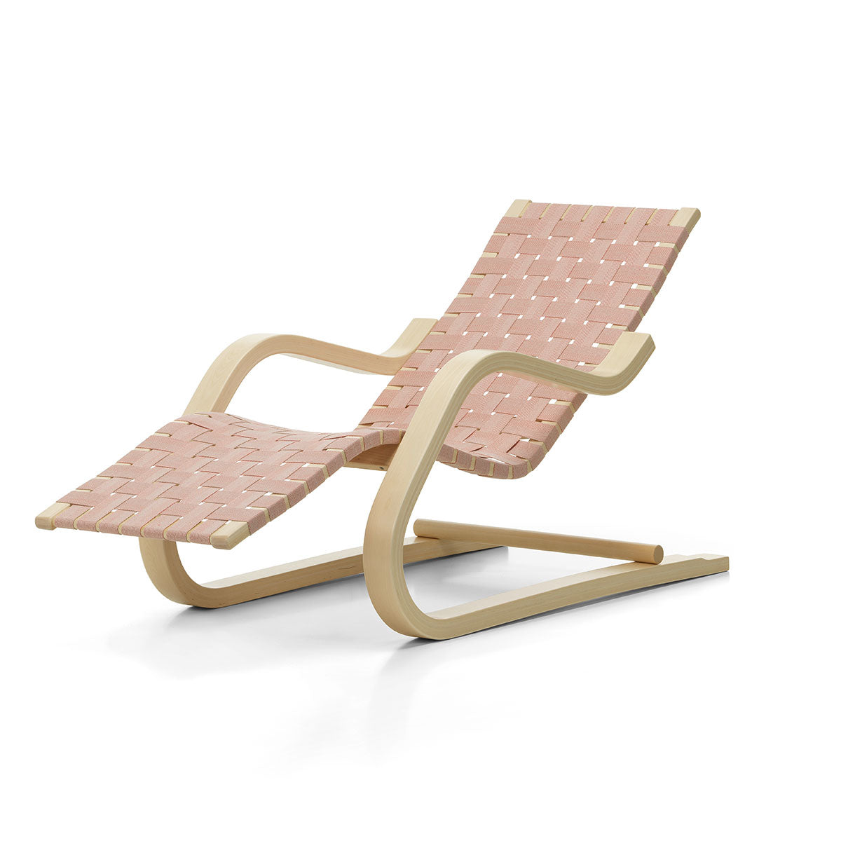 43 Lounge Chair | Natural Red Webbing