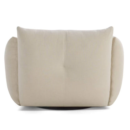 Pillo Swivel Armchair | Almond AH42 Sahara Fabric Upholstery