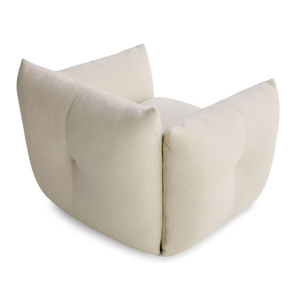 Pillo Swivel Armchair | Almond AH42 Sahara Fabric Upholstery