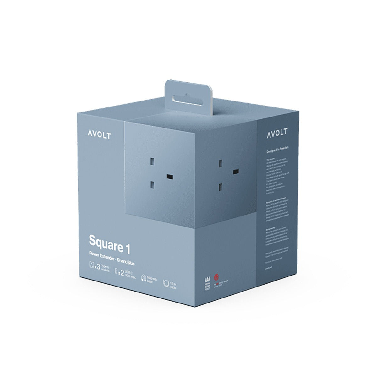 Square 1 Extension Cable | Shark Blue