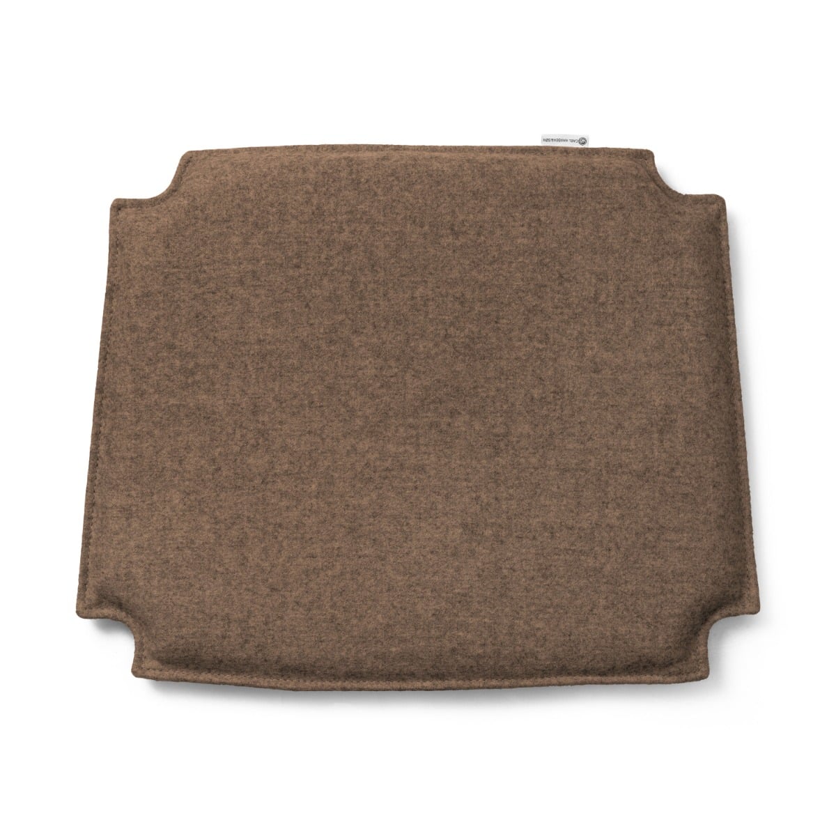 CH24 Wishbone Seat Cushion | Earth Brown 61235 Focus Melange