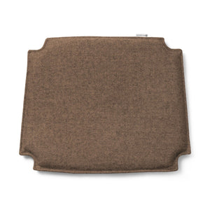 CH24 Wishbone Seat Cushion | Earth Brown 61235 Focus Melange