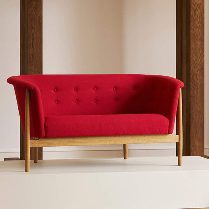 ND52 Vita 2 Seat Sofa | Red Sisu 645 Wool Fabric