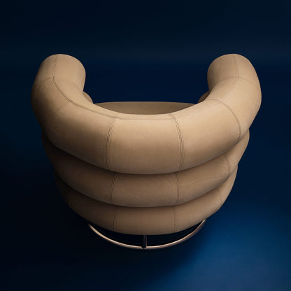Bibendum Chair 100 Years Ltd Edition | Gold 30329 Duet Nubuck Leather