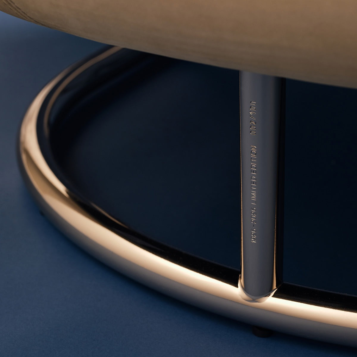 Bibendum Chair 100 Years Ltd Edition | Gold 30329 Duet Nubuck Leather