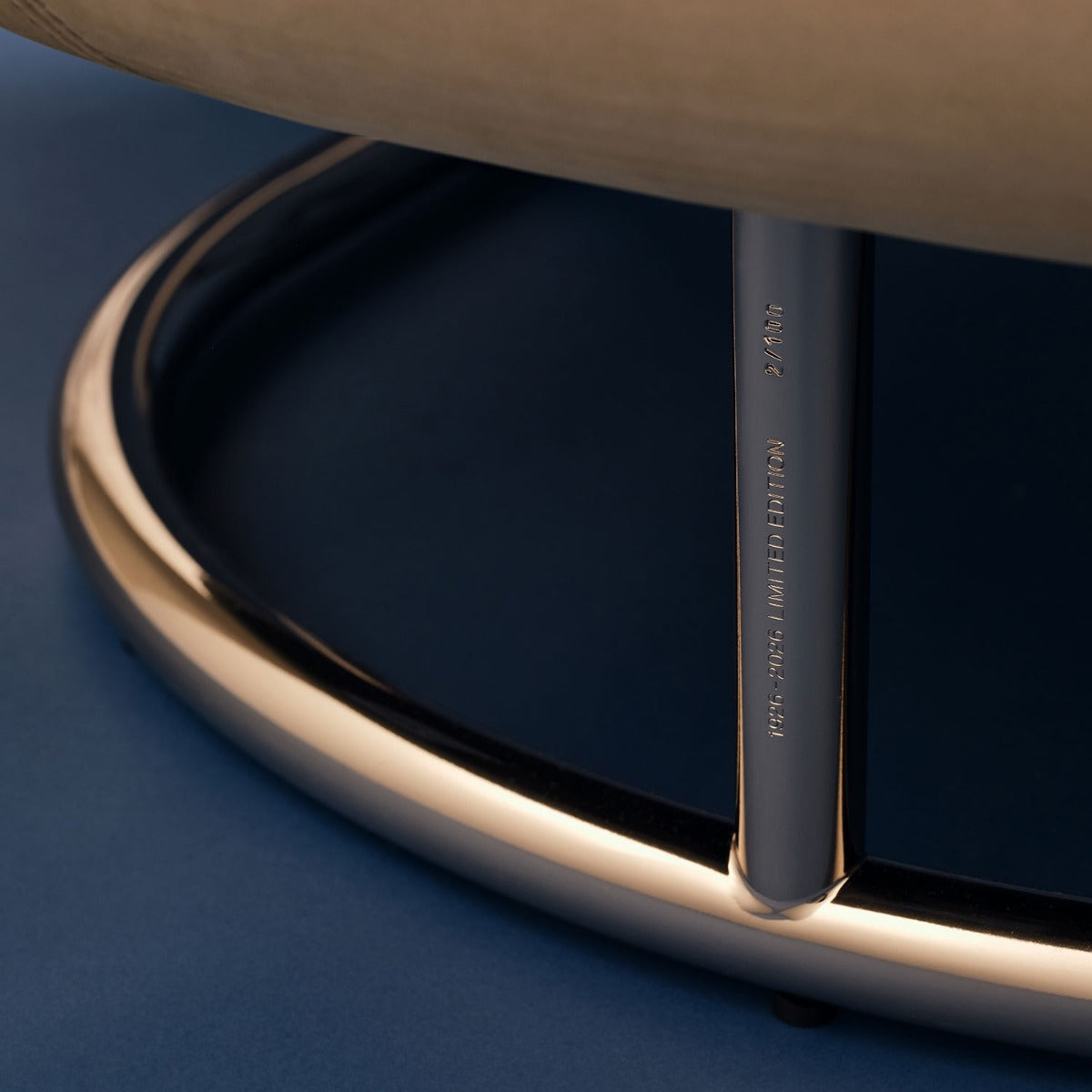 Bibendum Chair 100 Years Ltd Edition | Gold 30329 Duet Nubuck Leather
